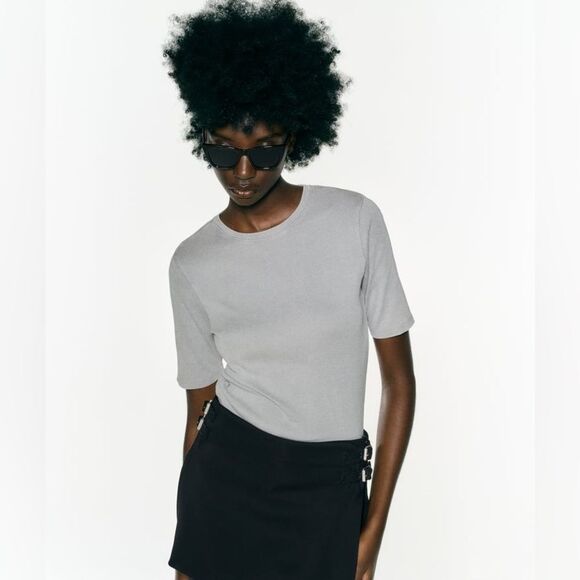 ZARA WASHED COTTON SHIRT - Picture 6 of 6